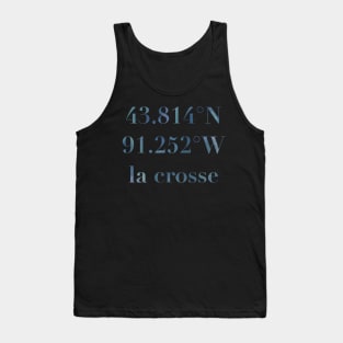 La Crosse, Wisconsin Coordinates Tank Top